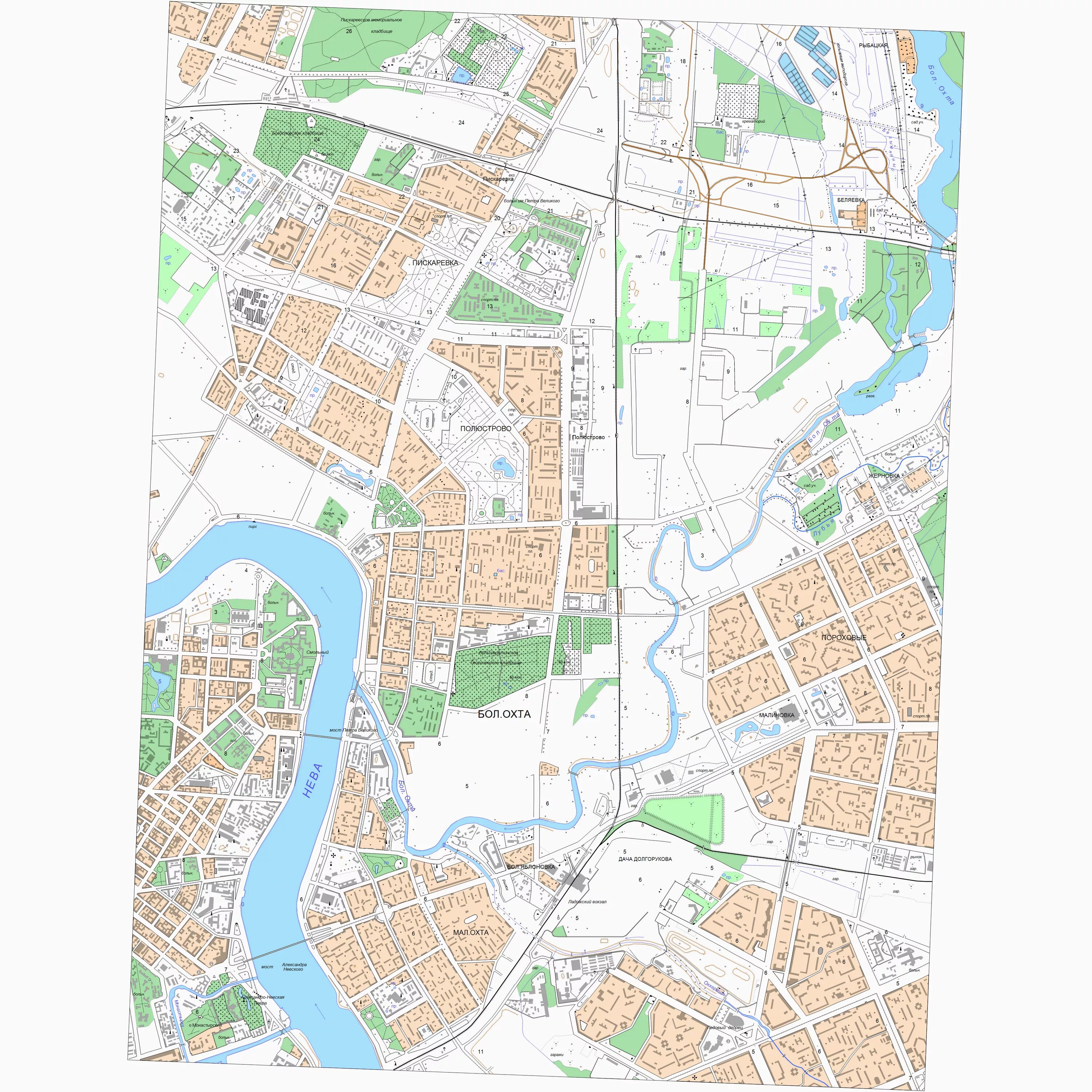 O 36 1. Карта Санкт-Петербурга 1:25000. ГИС O-36-124-A. Карта o-36-II. 15000 На карте.