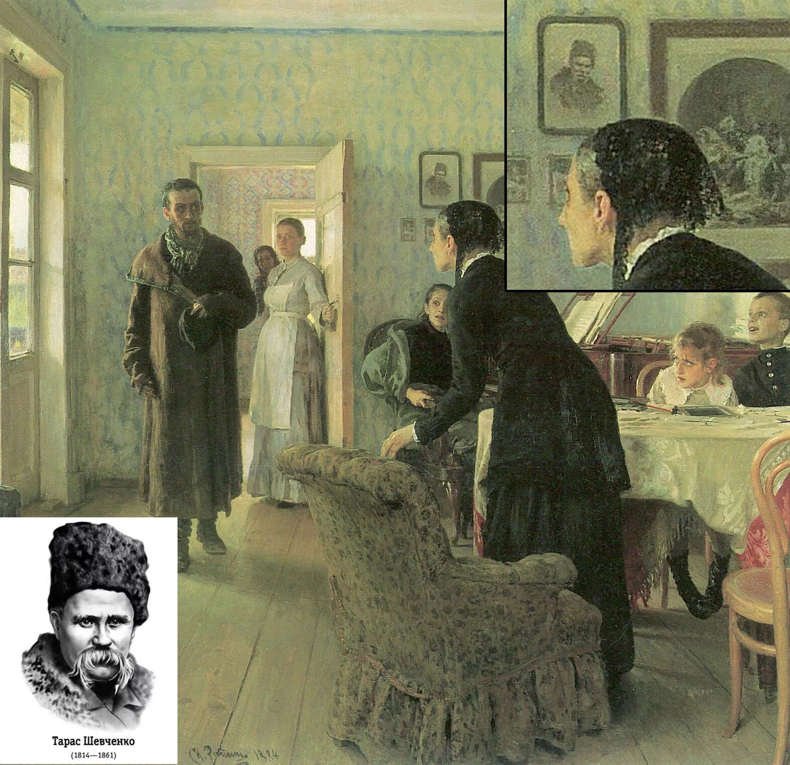 Картина не ждали. Илья Репин не ждали. Картина Ильи Репина не ждали. «Не ждали» и.Репин (1884—1888). «Не ждали», 1884— 1888 гг..