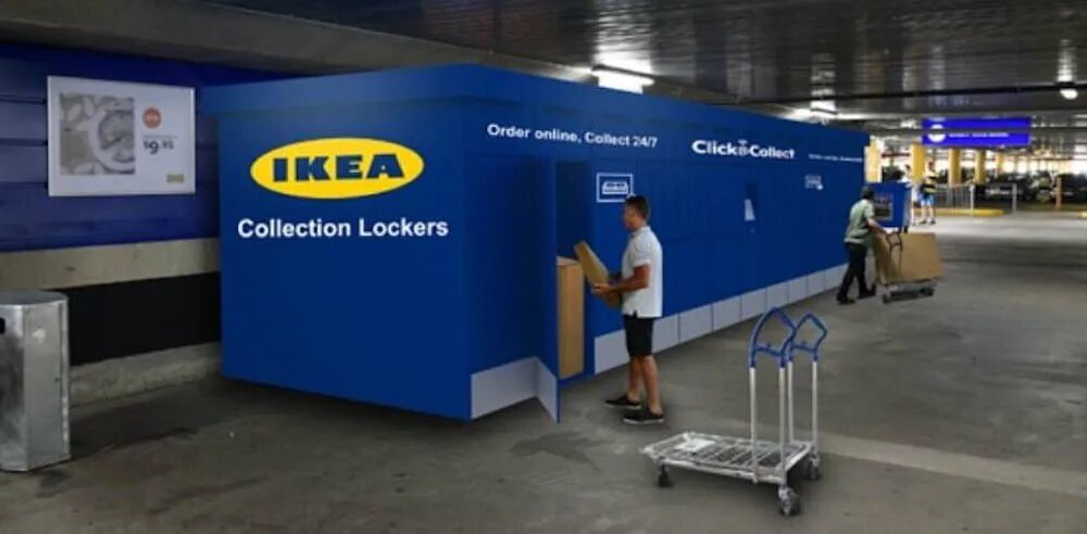 Locked click. Click&collect ikea. Оборудование для click and collect. Британская икеа. Камеры икеа Химки 2022.