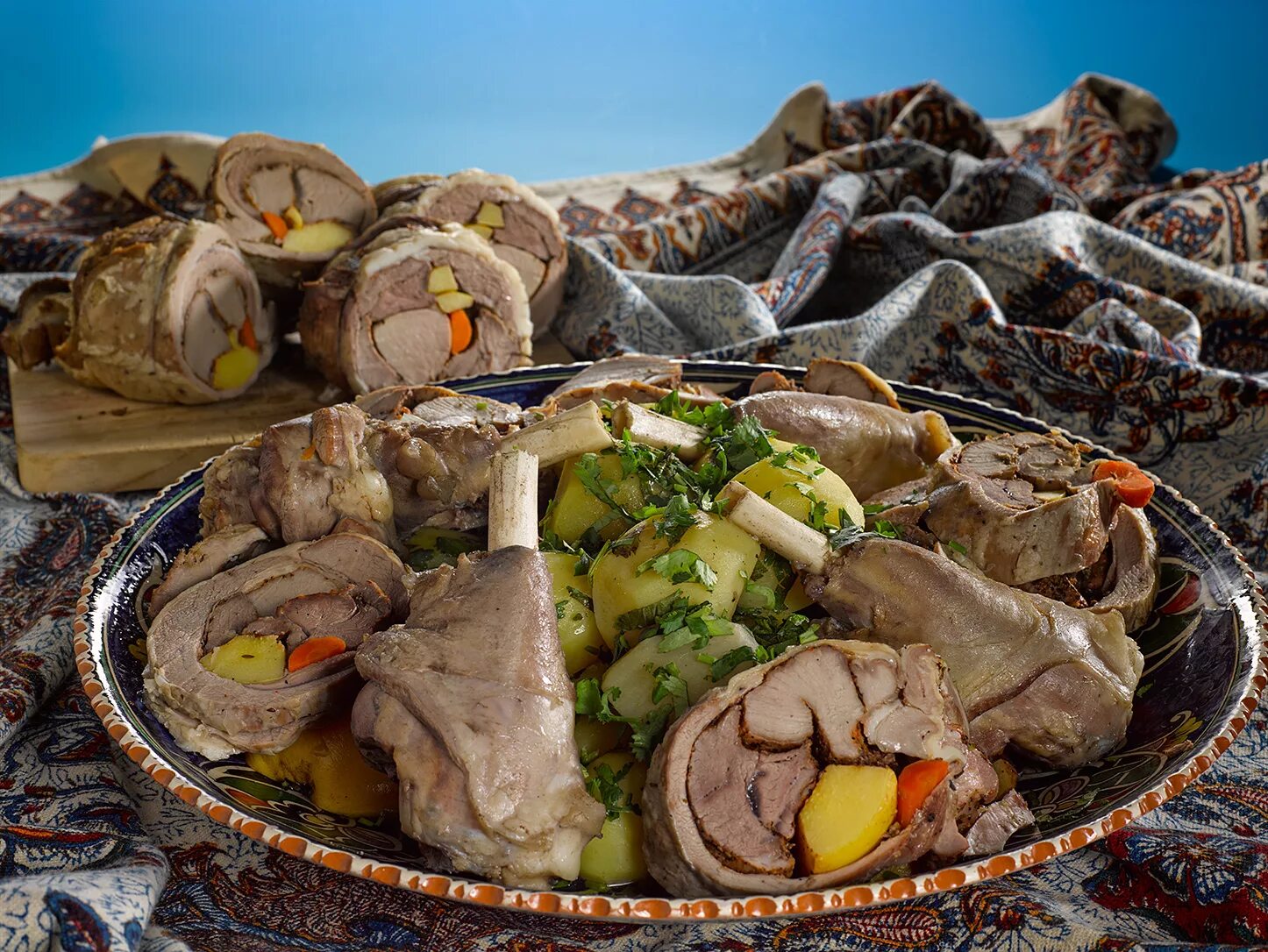 Афганский куурдак. Соютма из баранины. Узбекская кухня. Осетинская кухня мясные блюда.