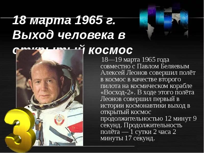 Первый человек в космосе 1965 год. 1965 Году совершили полет в космос. Выход человека в открытый космос. 1965 Г первый выход человека в космос.