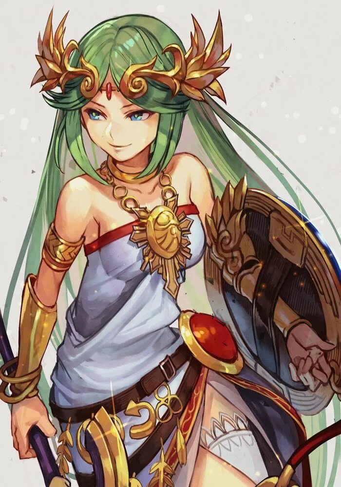 Kid icarus. Палутена Kid Icarus. Kid Icarus Palutena. Palutena Art.