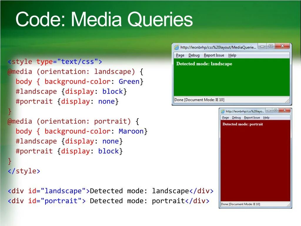 Медиа запросы CSS. Landscape orientation. Media queries CSS. None CSS. Css queries