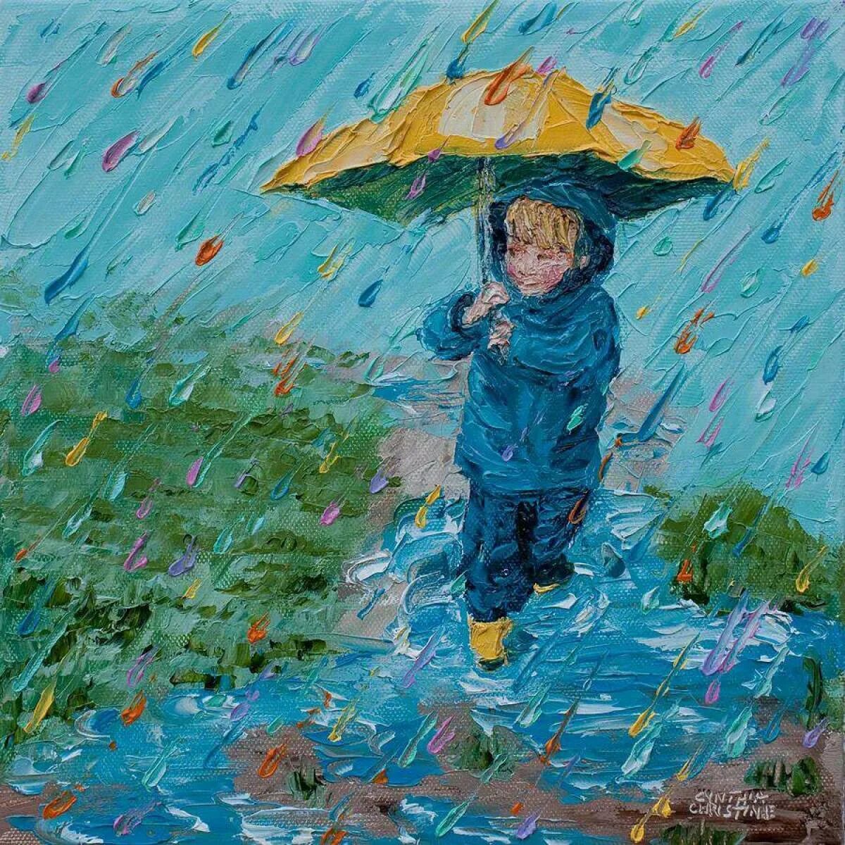 Мам дождь пошел. Мальчик с зонтиком. Дети дождя. Дождь рисунок. Прогулка под дождём.
