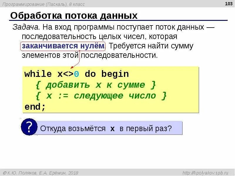 Целое равно сумме элементов. Последовательность в Паскале. Последовательность целых чисел. Обработка потока данных Паскаль. Паскаль вычислить сумма последовательности чисел.