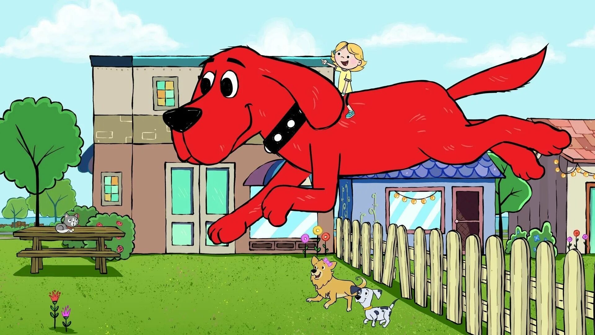 Большой красный клиффорд. Клиффорд the big Red Dog. Clifford the big Red Dog 2021.