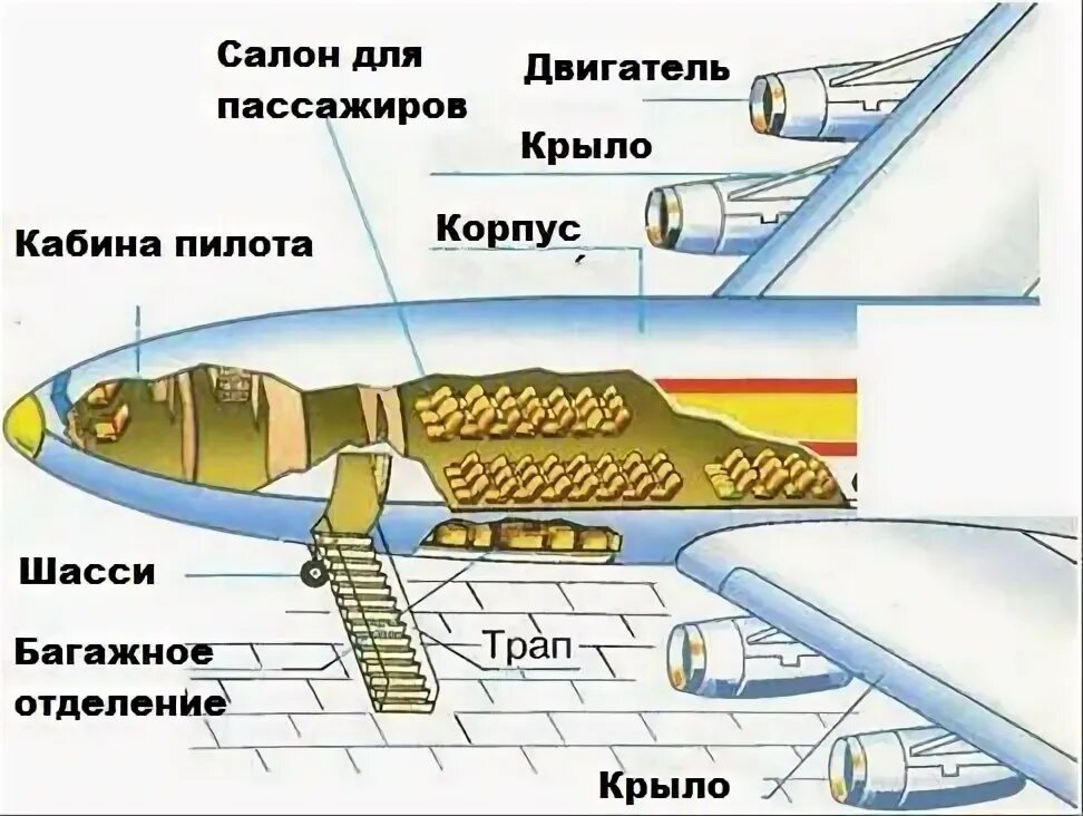 Зачем строят самолеты 1 класс окружающий. Устройство самолета для детей. Конструкция самолета. Части самолета 1 класс. Устройство самолета 1 класс.