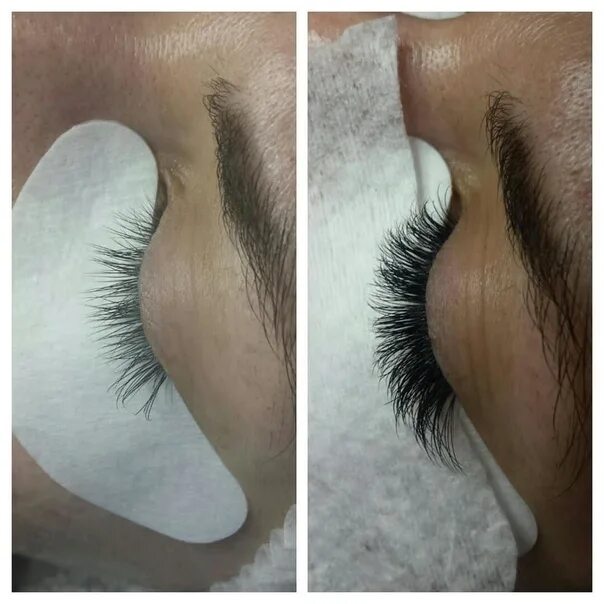 2 д ресницы фото до и после Before & After Volume