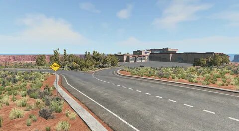American road beamng drive