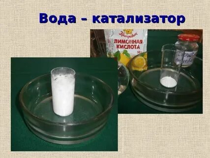 Углекислый газ и вода на катализаторе