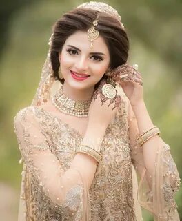 Bridal Hairstyle Indian Wedding, Pakistani Bridal Makeup, Bridal Makeup Wed...