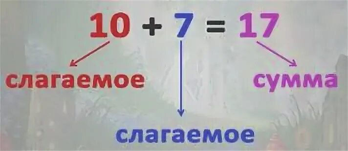 Слагаемые 7