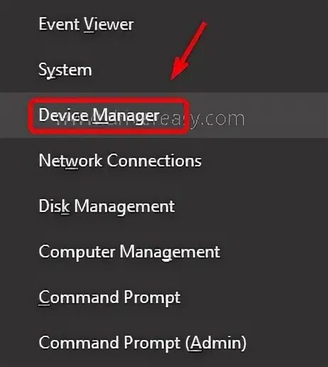 No device connected