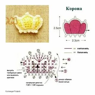 Аппликация крючком