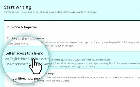 Writing and improve