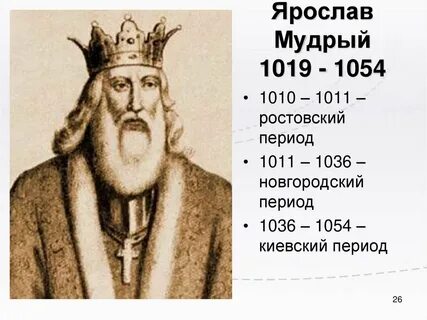 Киевский князь 1019 1054