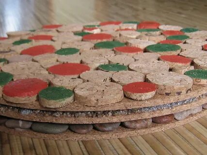 Коврик из пробок