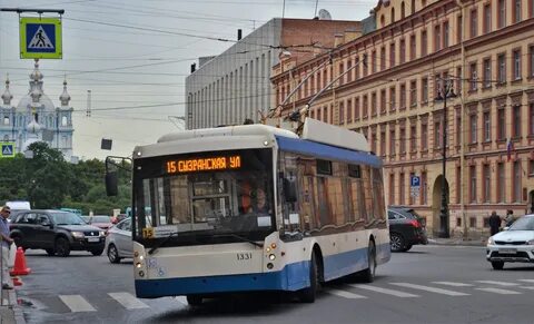 15 троллейбус маршрут спб