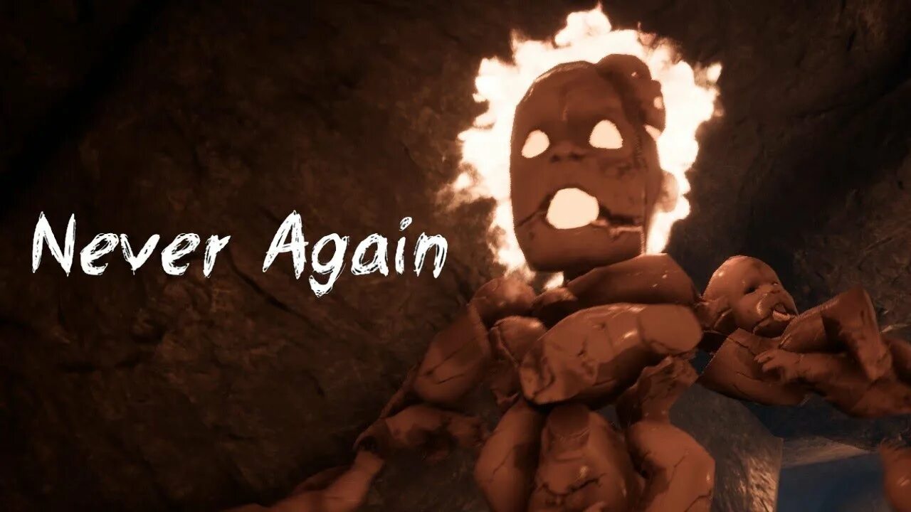 Кукла хоррор игра. Never again игра. Обои never again. Never again картинки.