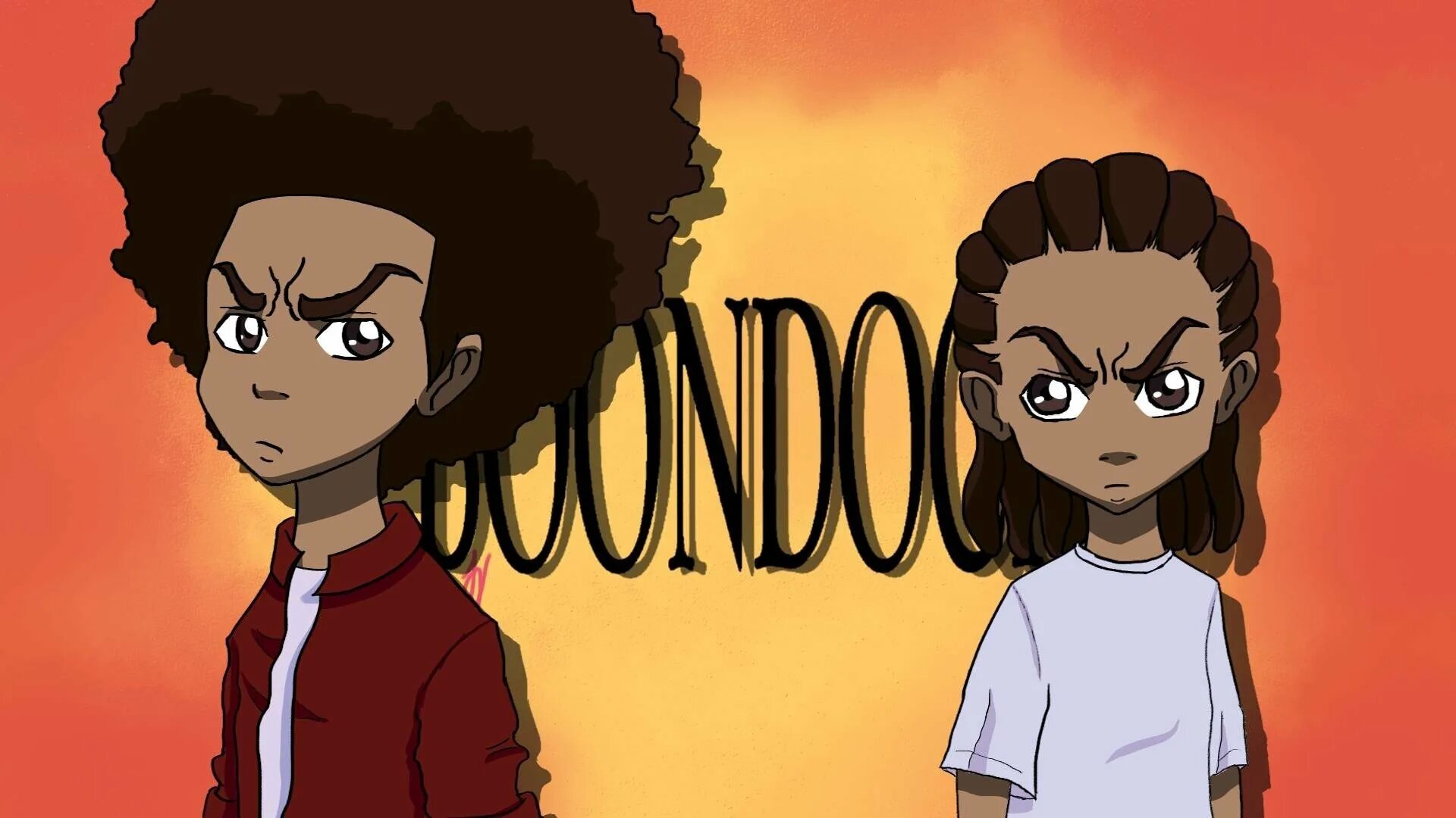 Как зовут гетто. The boondocks хьюи. хьюи фримен гетто. the boondocks хьюи и райли. the boondocks райли.