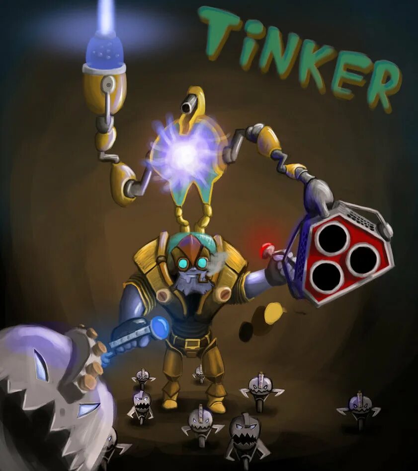 Где тинкер. Тинкер дота 2. тинкер из доты 2. tinker dota 2 art. тинкер фото дота 2.