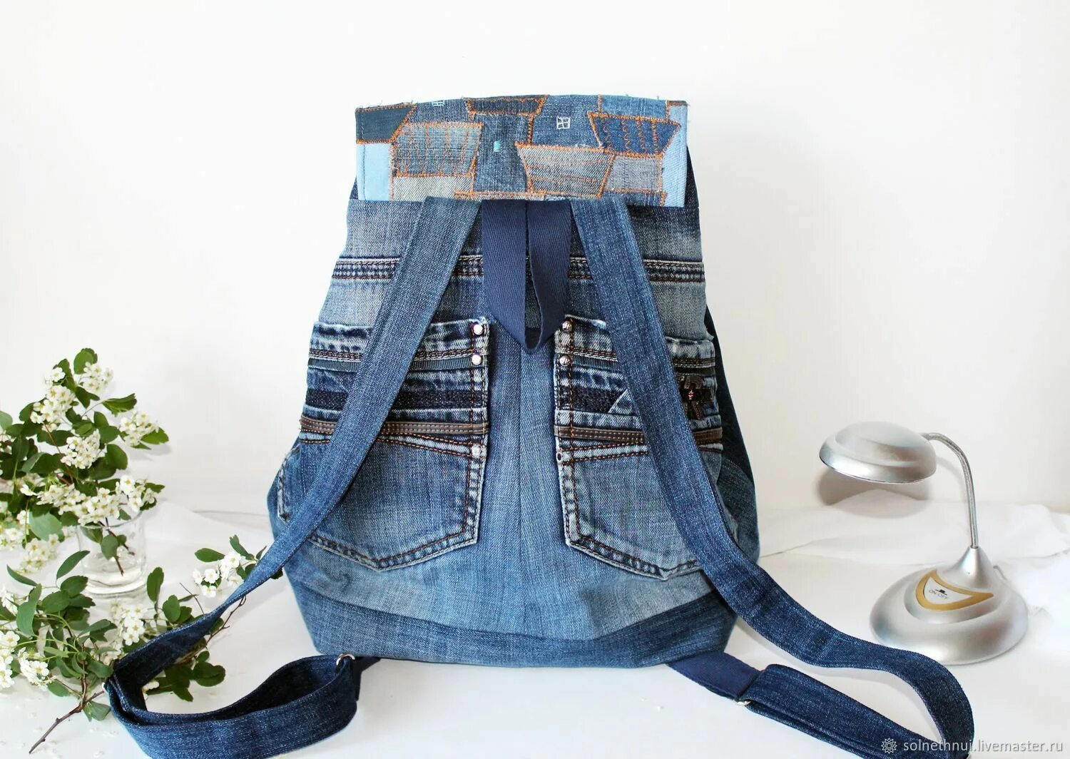 Рюкзак текстильный f3 (джинсовый) 25715ф. Рюкзак из джинсовой ткани. Джинсовый рюкзак женский. Рюкзачок из джинсов.