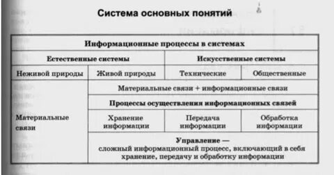 Информационные процессы в искусственных системах