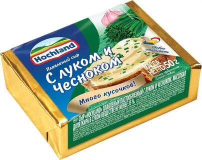 Зеленый лук плавленный сыр