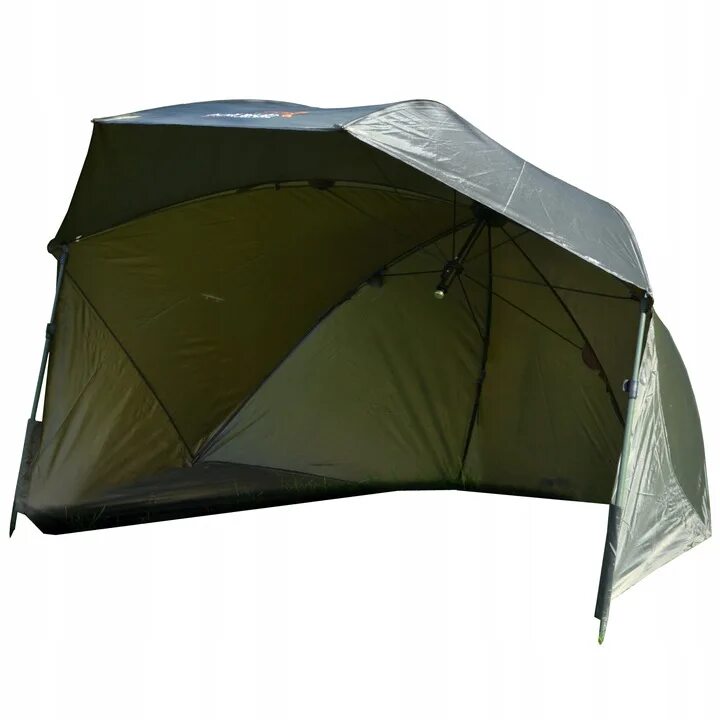 Зонт для рыбалки Hokkaido Brolly big Tent. Рыболовный зонт с тентом Hokkaido. Шелтер для рыбалки. Палатка шелтер.