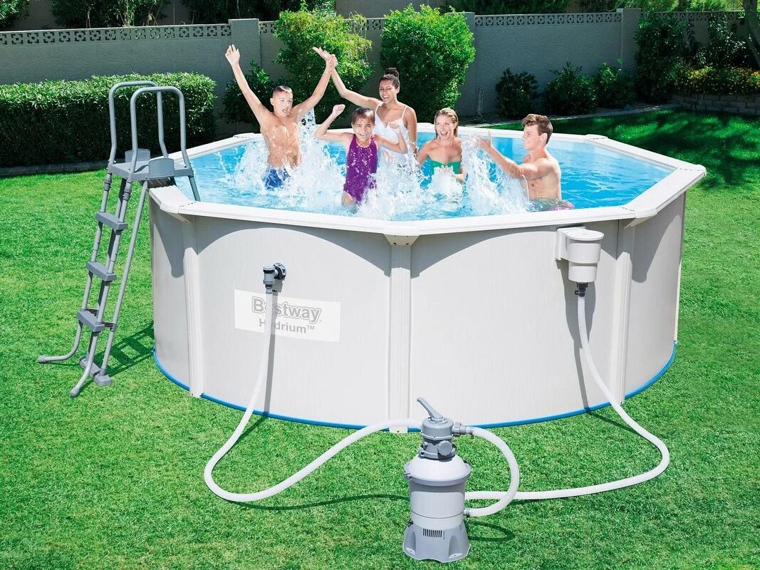 Бассейн каркасный 366х122см bestway. Стальной бассейн Hydrium Pool Set 300х120см, 7630л,. Бассейн Bestway 366 на 122. Стальной бассейн Bestway 56384 Hydrium Pool Set. Стальной бассейн Hydrium Pool Set 460х120см.