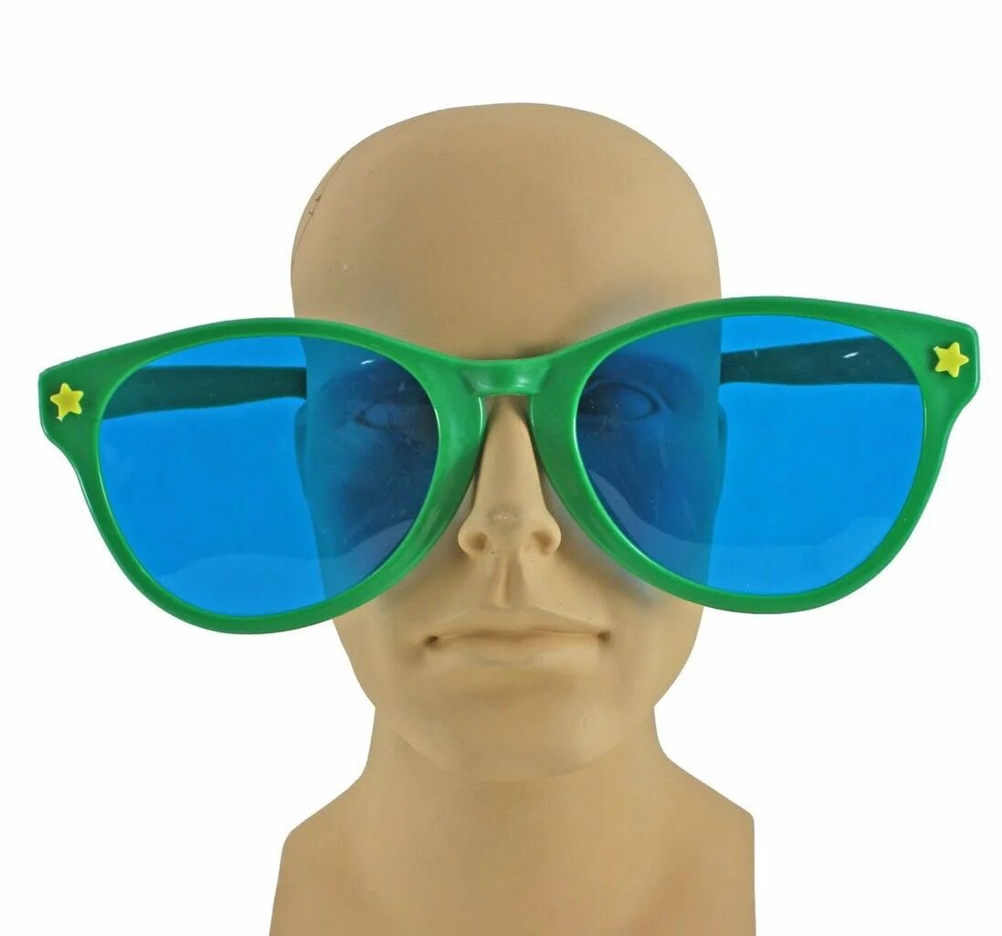 Пластмассовые очки. Клоунские очки. Большие очки солнцезащитные. Большие клоунские очки. Громадные очки