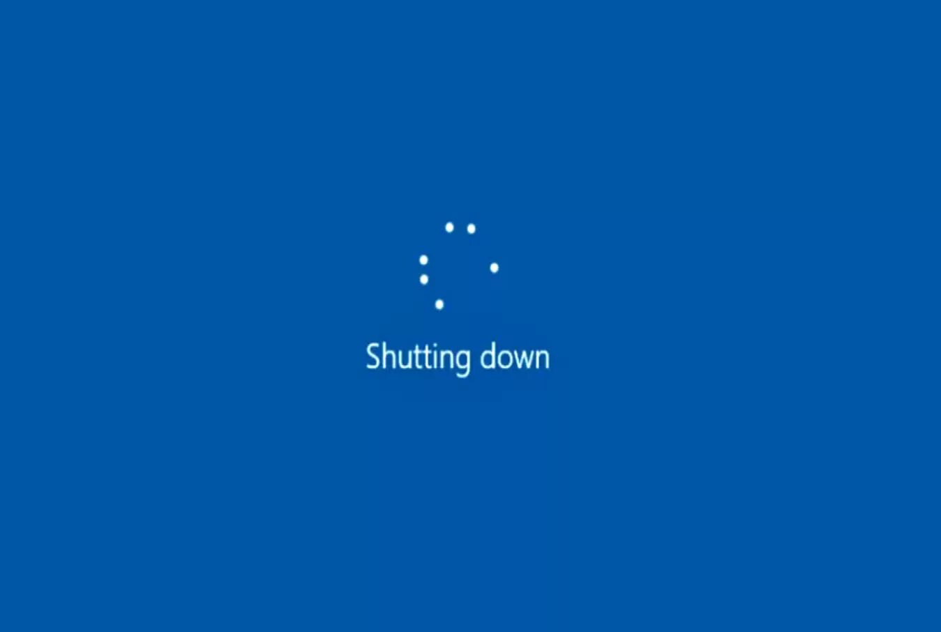Windows is shutting down. Windows shutting down. выключение виндовс 10.
