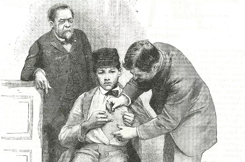 Луи Пастер вакцина от бешенства. Луи Пастер прививки. Луи Пастер первая вакцинация. 6 Июля 1885 года Луи Пастер. Луи пастер вакцина