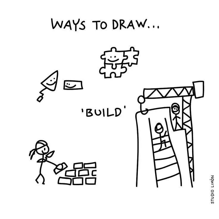Drawn ways. Drawn ways