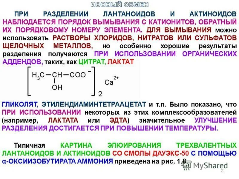 Лантаноиды и актиноиды