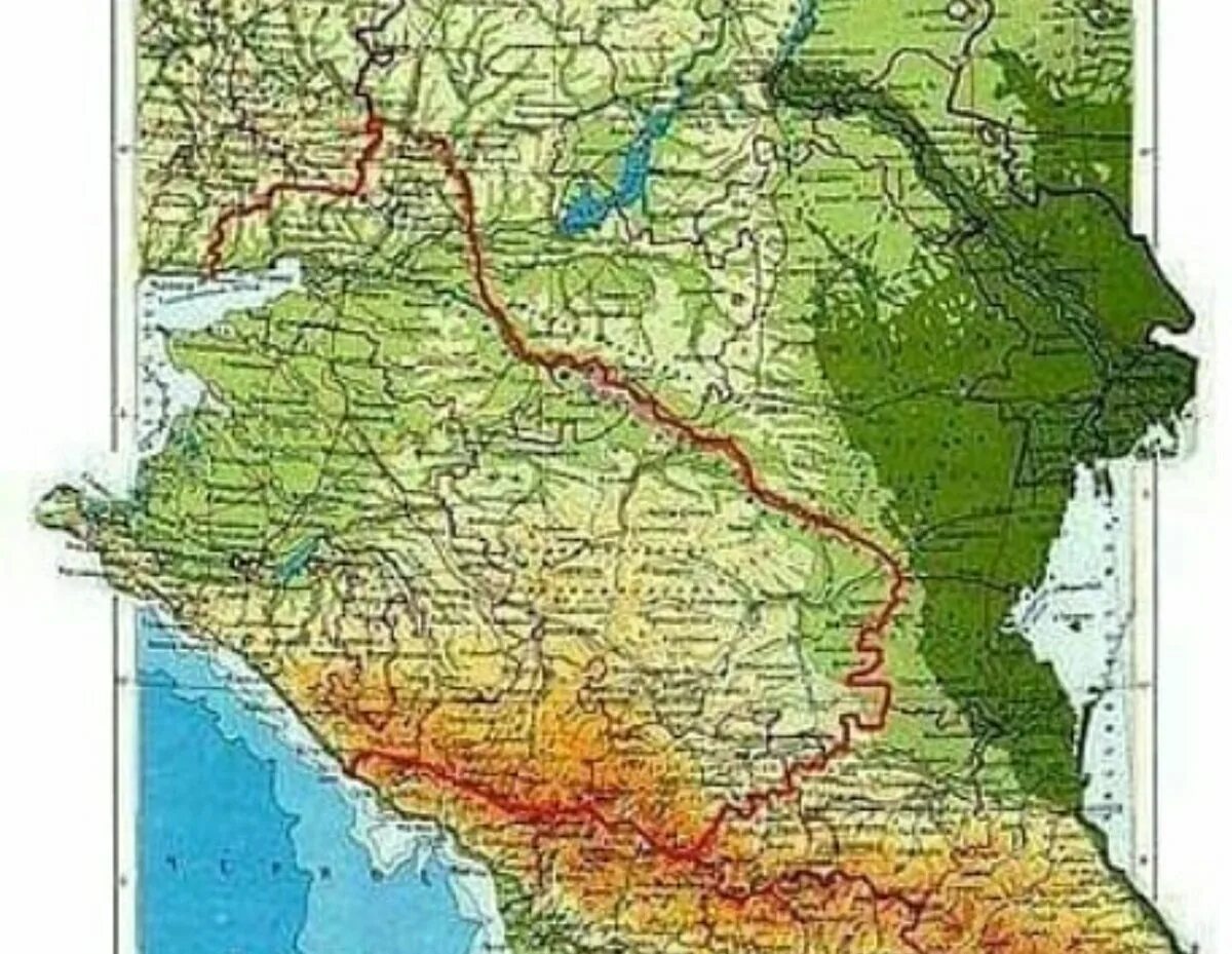 На карте река терек - Basanova.ru