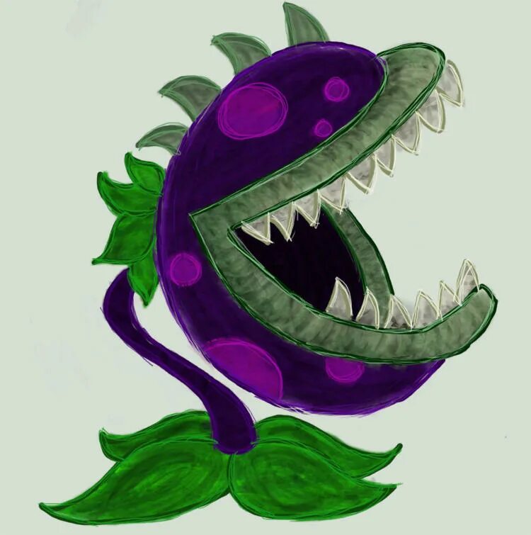 Чомпер растения против зомби. Chomper pvz 1. зубастик растения против зомби. чомпер растения против зомби 1.