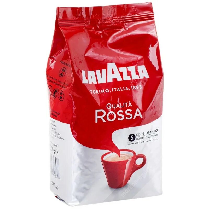 Qualita rossa. Кофе лавацца росса зерно 1000г. кофе в зернах lavazza qualita rossa, 1 кг. лавацца росса в зернах 1 кг. кофе лавацца росса зерно 1 кг.