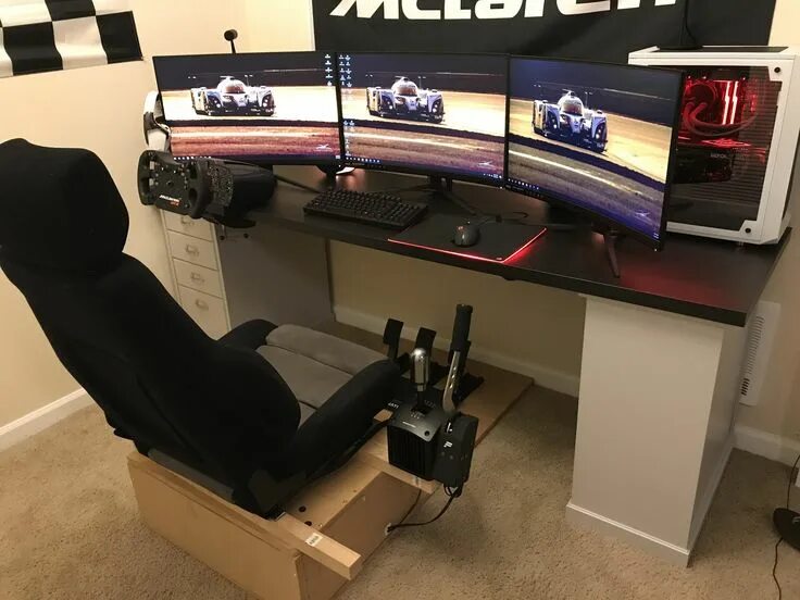 Custom setup. Гоночный сетап для видеоигр. diy laptop gaming pc. diy gaming desk. laptop gaming setup.
