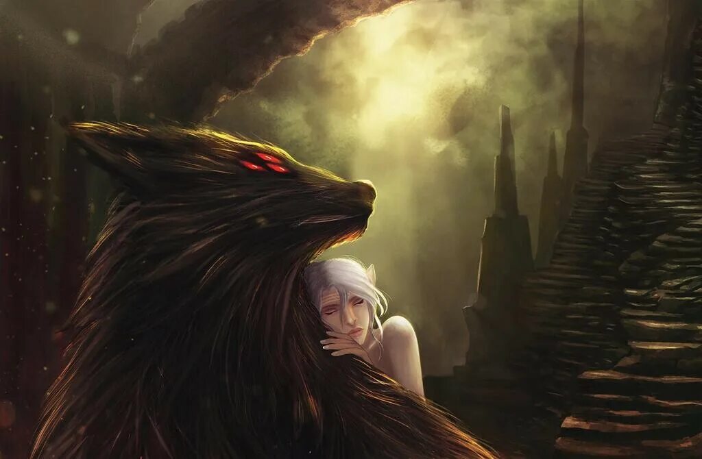 Dragon age dread wolf дата выхода. Dragon age dread wolf art. ужасный волк dragon age. ужасный волк dragon age арт. dragon age dread wolf wallpaper.