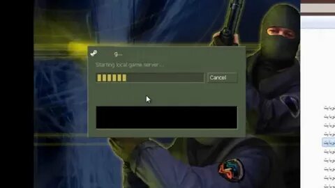 При запуске кс 1.6 черный экран