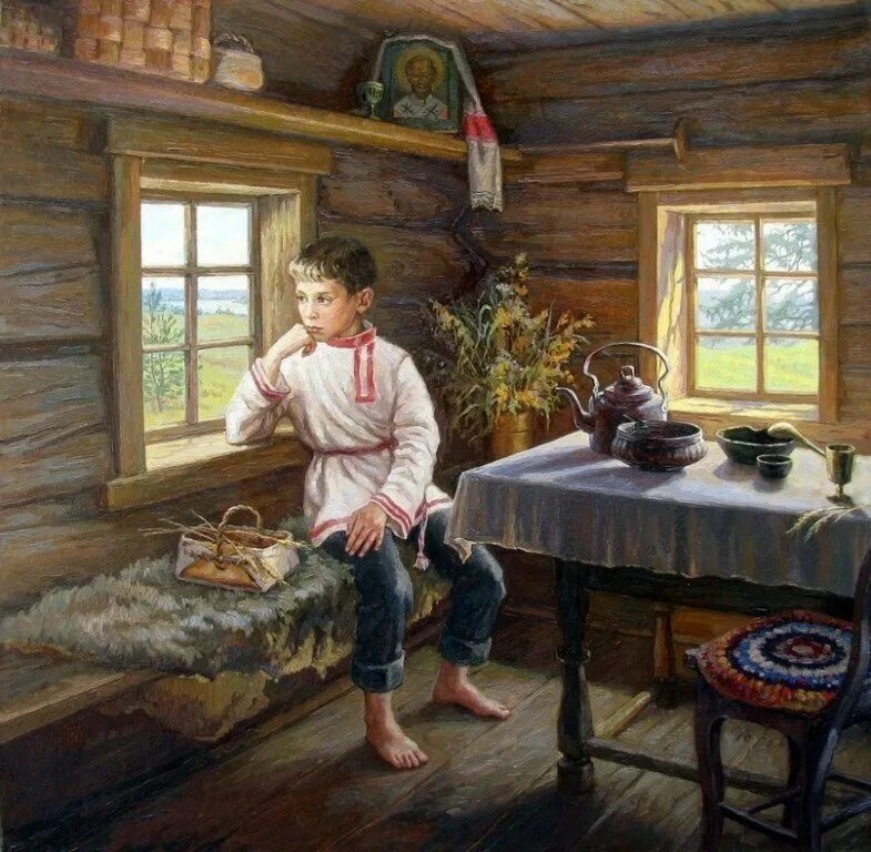 Сижу в избушке