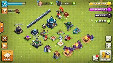 Null clash of clans последняя версия