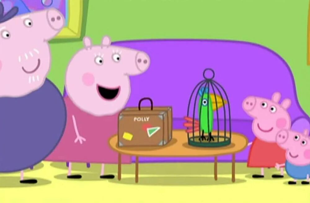 Peppa pig (свинка пеппа): попугай полли. Свинка пеппа речная прогулка полли. Полли из свинки пеппы. Свинка пеппа полли в гостях. Свинка полли.