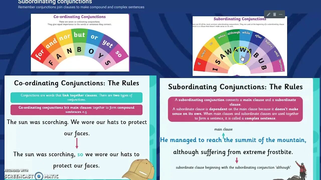 Subordinating conjunctions. Coordinating and Subordinating conjunctions. Subordinate Clause conjunctions. Co-ordinate conjunctions.. Subordination conjunctions.