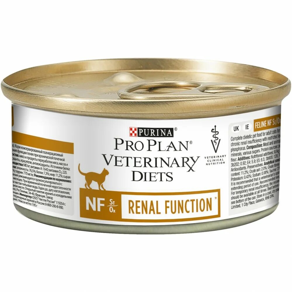 Корм для кошки pro plan nf влажный. Purina Pro Plan Veterinary Diets NF. Pro Plan Veterinary Diets NF renal function, 195г. Пурина корм для кошек renal function. Корм Пурина НФ для кошек.