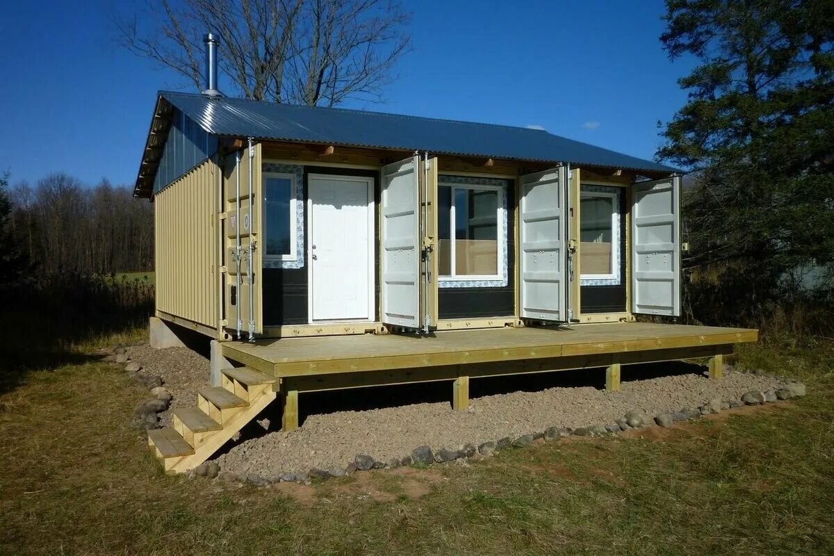Дачный домик из контейнера. Модульный tiny house. Модульный дом тини хаус. Минидом домильон проект. Модульный tiny house.