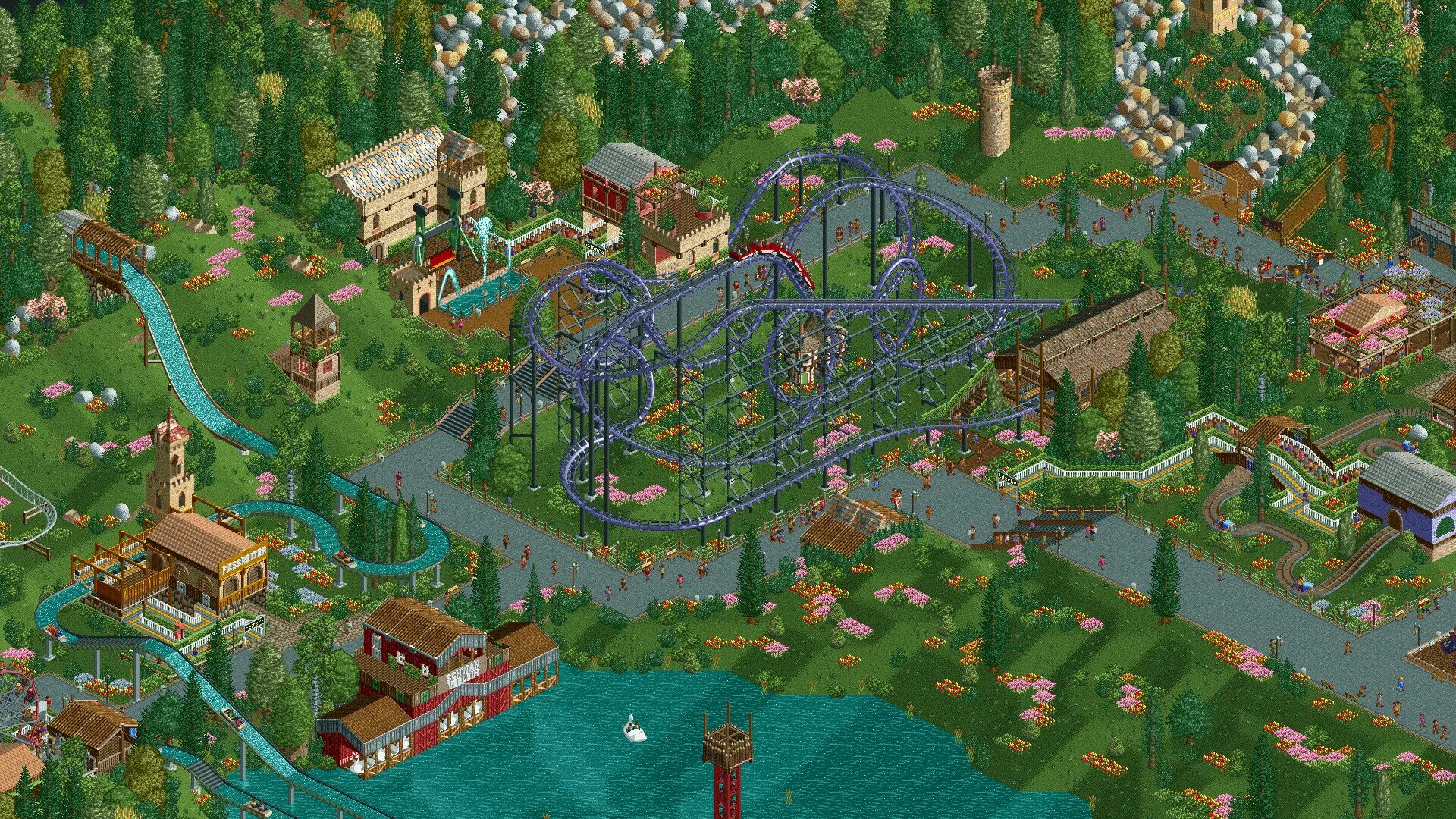 Tycoon похожие игры. Rollercoaster Tycoon. Роллер костер ТАЙКУН 2. «Rollercoaster Tycoon 2» (2002). Rollercoaster Tycoon 2 с зоопарком.