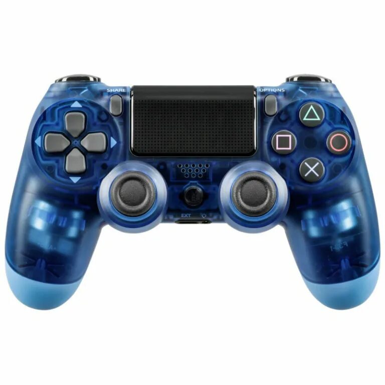 Синяя playstation. Dualshock 4 Blue. Геймпад ps4 Crystal Blue. Геймпад ps4 ДНС. Dualshock 4 Crystal.