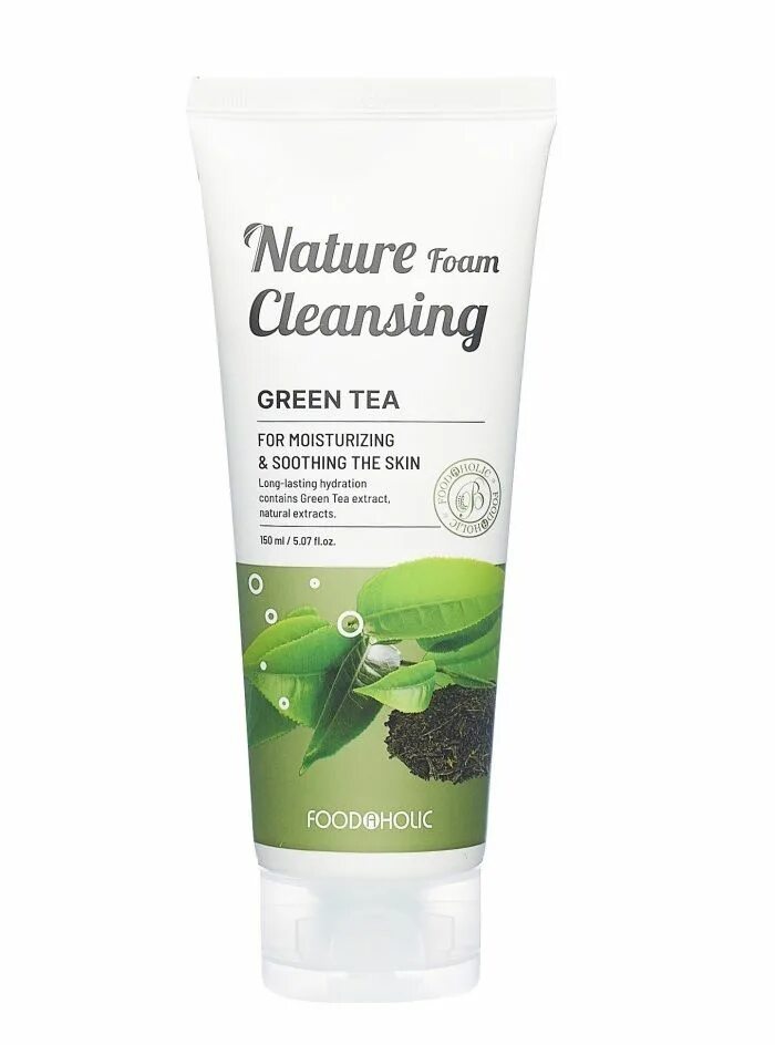 FOODAHOLIC nature Foam Cleansing Green Tea 150мл. FOODAHOLIC пенка для лица с зеленым чаем FOODAHOLIC nature Foam Cleansing Green Tea (150ml). Dr. ceuracle пенка для умывания "чайное дерево" Tea Tree Purifine 30 Cleansing Foam, 150 мл. FDH nature пенка для лица FOODAHOLIC nature Foam Cleansing Aloe (150ml).